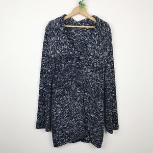 WHBM | Black & White Chunky Cardigan